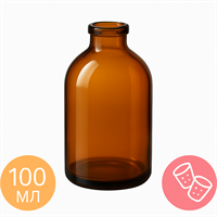 Флакон 100 мл Янтарь (Упаковка 88 шт) ФП-100-Зол ФП-100-Янт